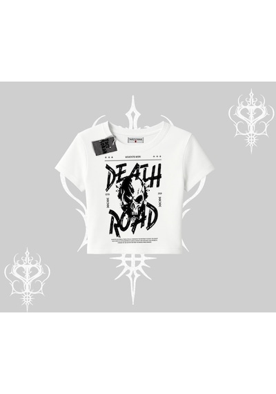 Tarzsokak Babby Tee Tshirt Death Road Memento Mori Street Manifest Beyaz