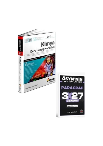 Aydın 2027 Ayt Kimya Ders İşleyiş Modülleri+ Evp Akademi Paragraf