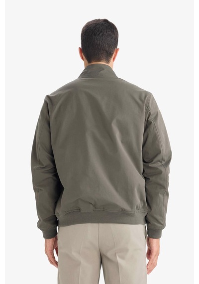 Defacto Slim Fit Astarlı Fermuarlı Mont D7338ax26spkh522 Haki-kh522