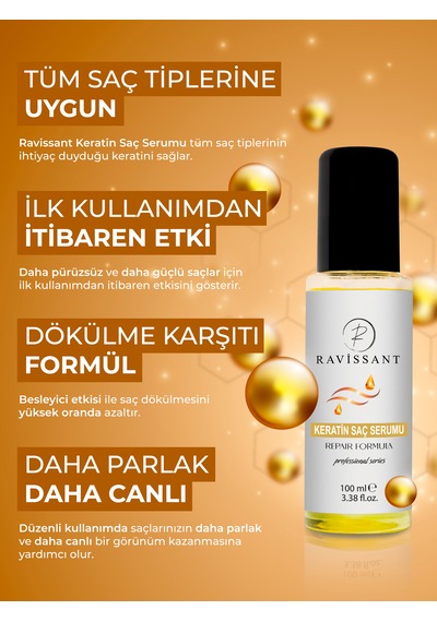 Ravissant Keratin Saç Serumu 100 ML