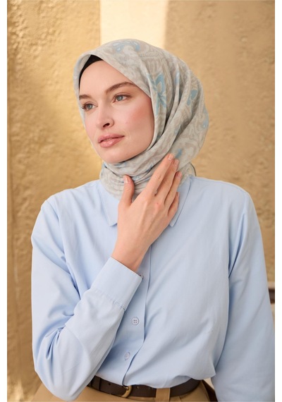 Silk Home Soft Eşarp 73099-05 Gümüş, Vizon, Bebe Mavi