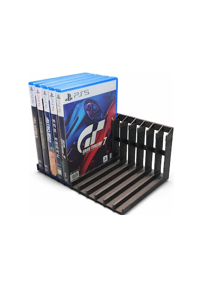 Ps5 Oyun Standı Playstation 5 Oyun Tutucu & Düzenleyici Masaüstü Oyun Organizer Siyah