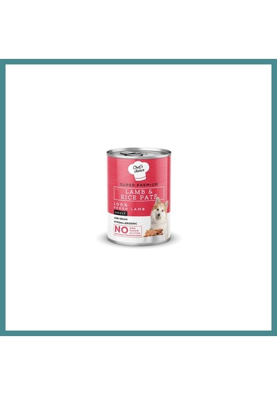 Chefs Choice Pate Lamb Rice Kuzulu Pirinçli Yetişkin Köpek Konservesi 400 Gr Mac