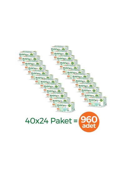 Evony Yumuşak Elastik Kulaklı Tekli Paketlenmiş Cerrahi Maske 960