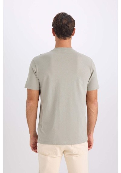 DeFacto %100 Pamuk New Regular Fit Bisiklet Yaka Basic Düz Kısa Kollu Tişört V7699AZ25SPKH434