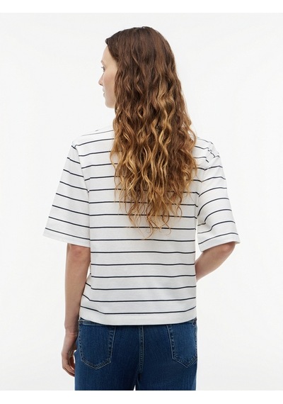 Tommy Hilfiger Classıc Scrıpt Trapeze Tee Kadın Mavi T-shirt - Ww0ww50948