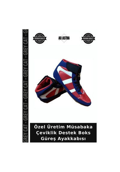 Özel Üretim Müsabaka Çeviklik Destek Boks Güreş Ayakkabısı