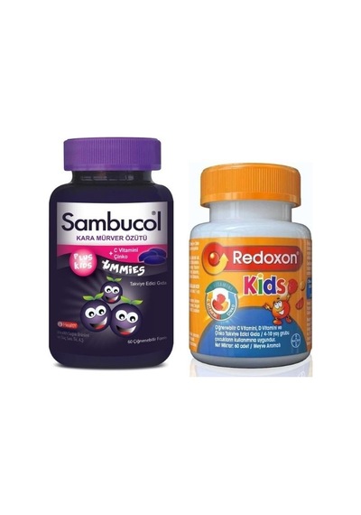 Sambucol Plus Kids Yummies 60 Çiğneme Tableti Redoxon Kids 60 T