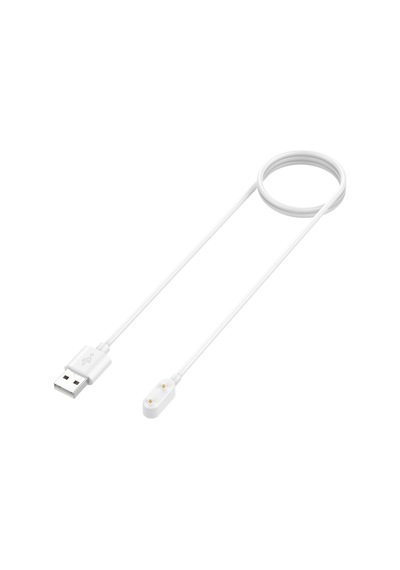 Caseonn Huawei Watch Fit Manyetik Usb Hızlı Şarj Kablosu Beyaz