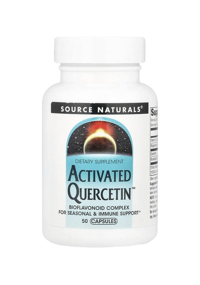 Source Naturals, Activated Quercetin , 50 Capsules Aromasız
