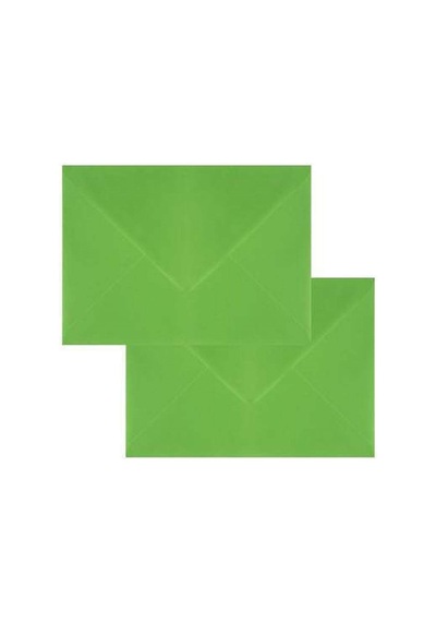 Zarf Yeşil Renkli Mini 7X9 Cm 1000 Adet