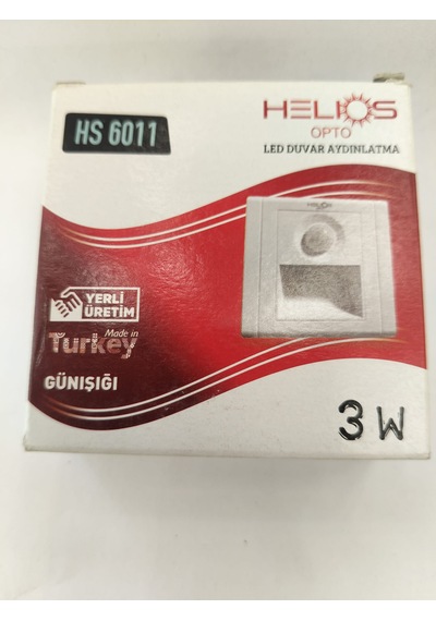 Hs-6011 3w Sensörlü Koridor Günışığı Beyaz
