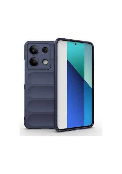 Zore Redmi Note 13 4g Kılıf Esnek Tpu Oyuklu Arka Yüzey Tasarımlı Ogaa Etnik Silikon Kapak - Siyah