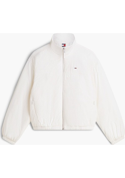 Tommy Hilfiger Tjw Kadın Dolgulu Dik Yaka Ancient White Ceket-16391 Beyaz