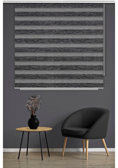 Zebra Stor Perde 08 Koyu Gri Mutfak Çocuk Odası Ofis Balkon Salon Perdesi Güneşlik Perde Plaseco Koyu Gri Zebra Stor Perde 08 Koyu Gri Mutfak Çocuk Odası Ofis Balkon Salon Perdesi Güneşlik Perde Plaseco Koyu Gri