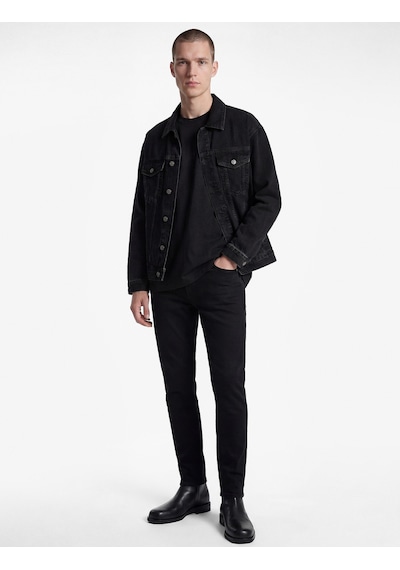 Koton Pamuklu Normal Bel Skinny Jean Pantolon - Michael Jean Siyah 7wam40089nd