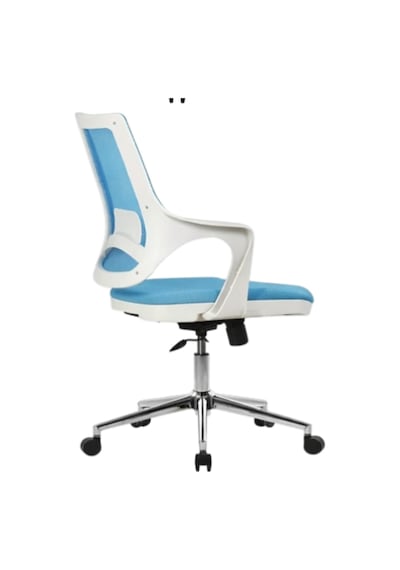 Mix White Çalışma Sandalyesi Ofis Koltuğu Mavi