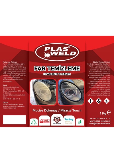 Plas-weld Far Temizlik Seti