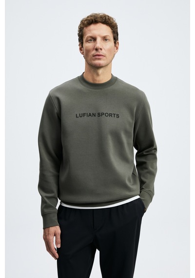 Lufian Rowan Erkek Sweatshirt Yeşil Yeşil 112030195100600