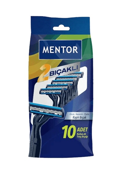 5 Adet Mentor Çift Bıçak Tıraş Bıçağı 10'lu