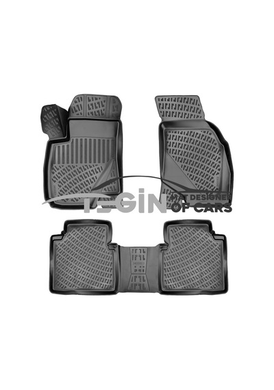 Hyundai Santafe 2001-2006 Otomatik Siyah 3d Havuzlu Paspas