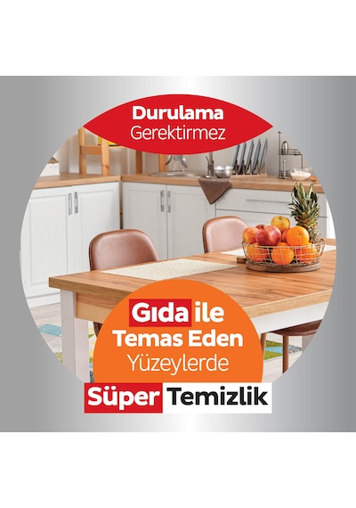 Sleepy Easy Clean Süper Yüzey Temizlik Mutfak Havlusu&mendili Portakal Yağlı 50 Yaprak Beyaz