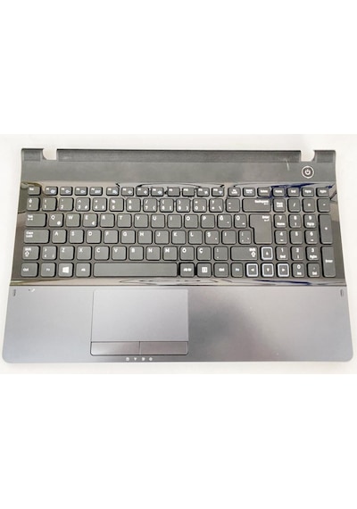 Samsung Uyumlu Np300E5A-A07Tr Üst Kasa Palmrest Touch Kasa + Klavye Tuş N11.15528