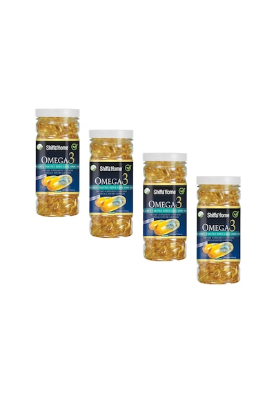 Aksu Vital Shiffa Home Omega 3-6-9 Balık Yağı 1000 MG 200 Kapsül 4 Adet