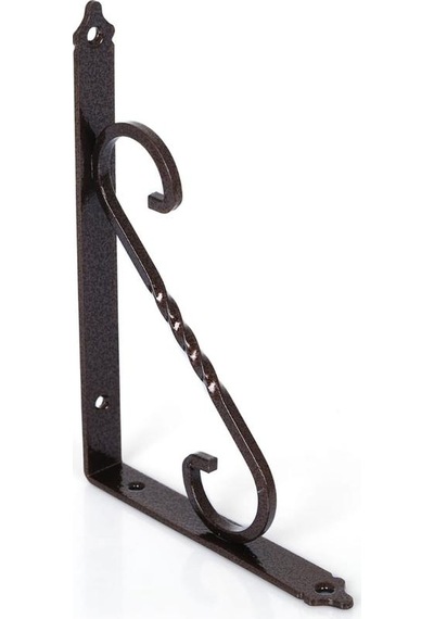 2 Adet Ferforje Raf Altı Ayağı 13x19 Cm Galvaniz