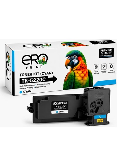 Tk-5220c Kyocera Ecosys P5021cdn Mavi Uyumlu,  Toner