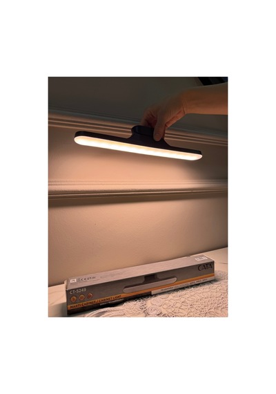 Ct 5249 Martı Siyah Şarjı Ledli Aplik 3 Renk Işık Diğer