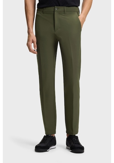 Boss Su İtici Esnek Kumaş Slim Fit Dar Paça Pantolon Erkek Pantolon 50534303 347 Haki