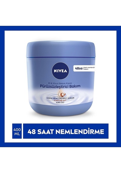 El Ve Vucut Pürüzsüzleştirici Bakım Kremi 400 Ml X 2 Adet