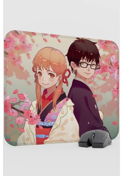 Sangatsu No Lion Anime V5 - 48x40 Xl Gaming Kauçuk Kaymaz Taban Mouse Pad Fare Altlığı