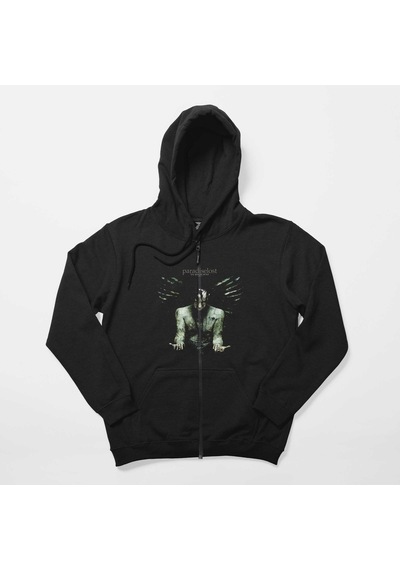 Paradise Lost In Requıem Siyah Fermuarlı Kapşonlu Sweatshirt