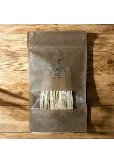 Palo Santo Tütsüsü- Sertifikalı, Yüksek Reçineli, Doğal Kokulu Ağaç Çubukları - Ruhsal Arınma, Meditasyon Ve