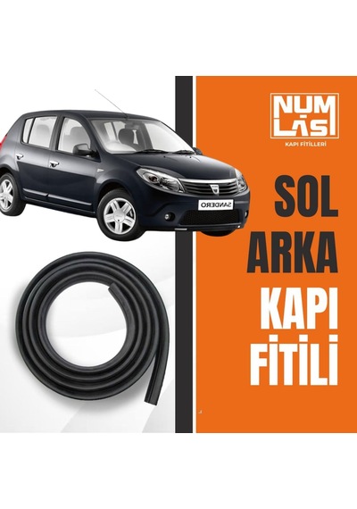 Dacia Sandero 1.nesil Sol Arka Kapı Fitili-a Kalite-numlas-nm6871