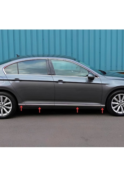 Ebal Otomotiv VW Passat B8.5 Krom Yan Kapı Çıtası 8 prç. 2019 ve üzeri P.Çelik