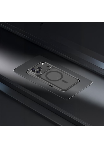 Apple Uyumlu iPhone 17 Kılıf M-safe Şarj Özellikli Benks Mist Protective Kapak Siyah