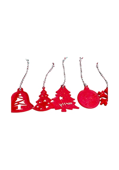 Yılbaşı 7 Li Xxl Boy 8-9 Cm Çam Ağacı Süsü