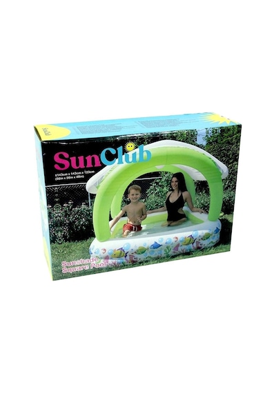 Sunclub 51016 Gölgelikli Havuz 143x143x123 Çok Renkli