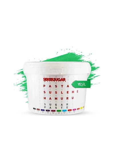 Şeker & Sugar Şeker Hamuru 2,5 Kg Yeşil