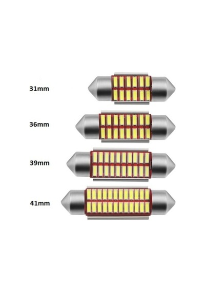Sofit Led Beyaz 12 Volt - 24 Volt Uyumlu Canbus Soğutuculu 36 mm
