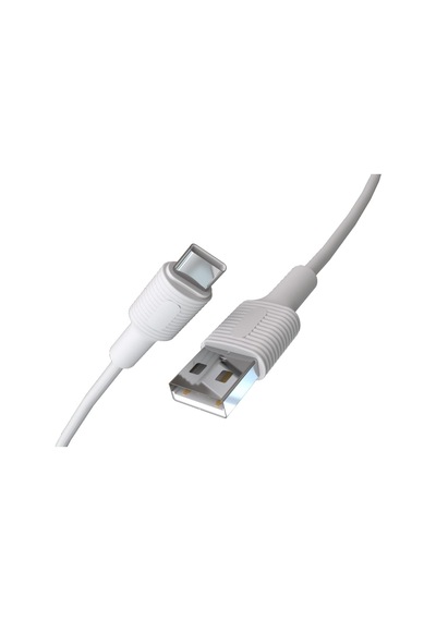 Coral Usb A-c Hızlı Şarj Kablosu Beyaz + Beyaz Uç 120 Cm
