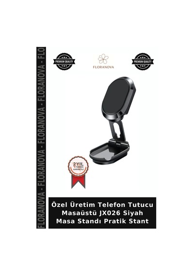 Özel Üretim Telefon Tutucu Masaüstü Jx026 Siyah Masa Standı Pratik Stant