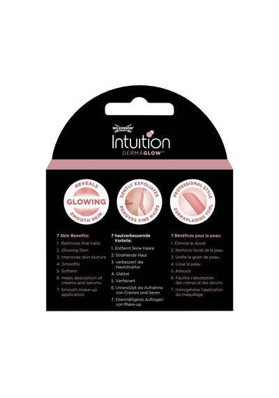 Wilkinson Sword Intuition Dermaglow Kadın Yüz Usturası 3 Yedek Başlığı