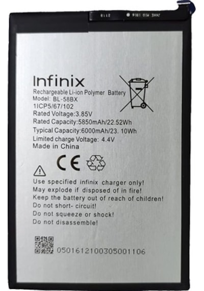 Infinix Hot 9 Play Batarya Pil  Batarya