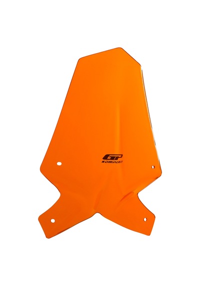 Gp Kompozit Ktm Duke 390 2017-2023 Uyumlu Ön Cam Turuncu 46cm