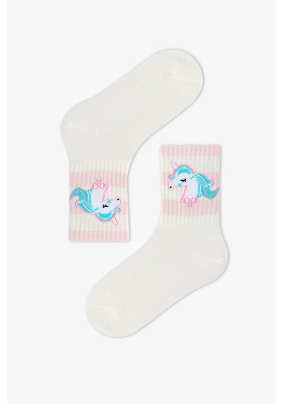Penti Kız Çocuk Unicorn Lines 3'lü Tenis Soket Çorap
