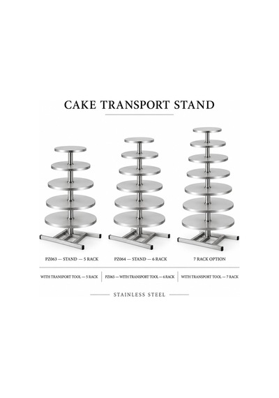 Fida Cake Stand With 6 Tiers Gümüş